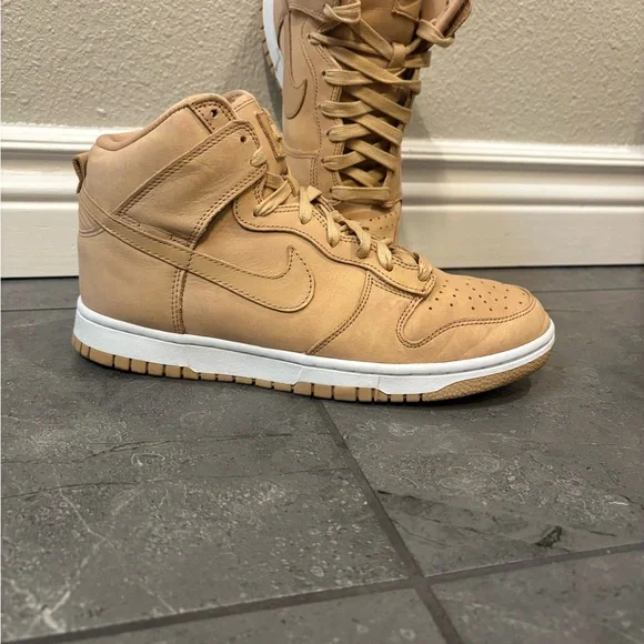 Nike Tan High-Top Sneakers - Picture 1 of 4